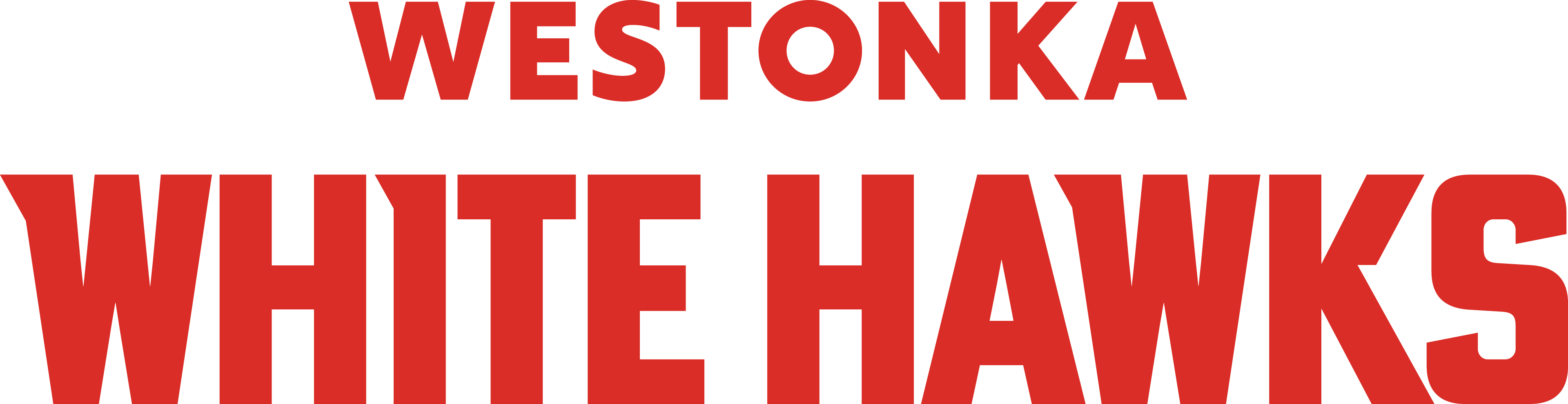 Westonka White Hawks Wordmark